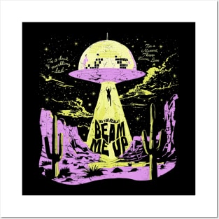 Did You Really Beam Me Up Ufo Posters and Art